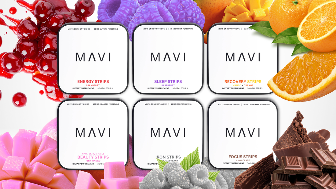 All six Mavi strip tins